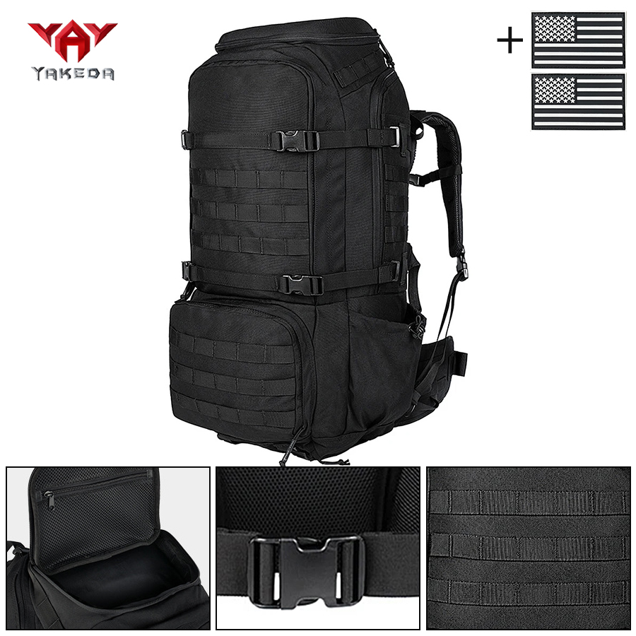 Adventure Outdoor Equipment - Zaino YAKEDA 70L per Esterni, Grande