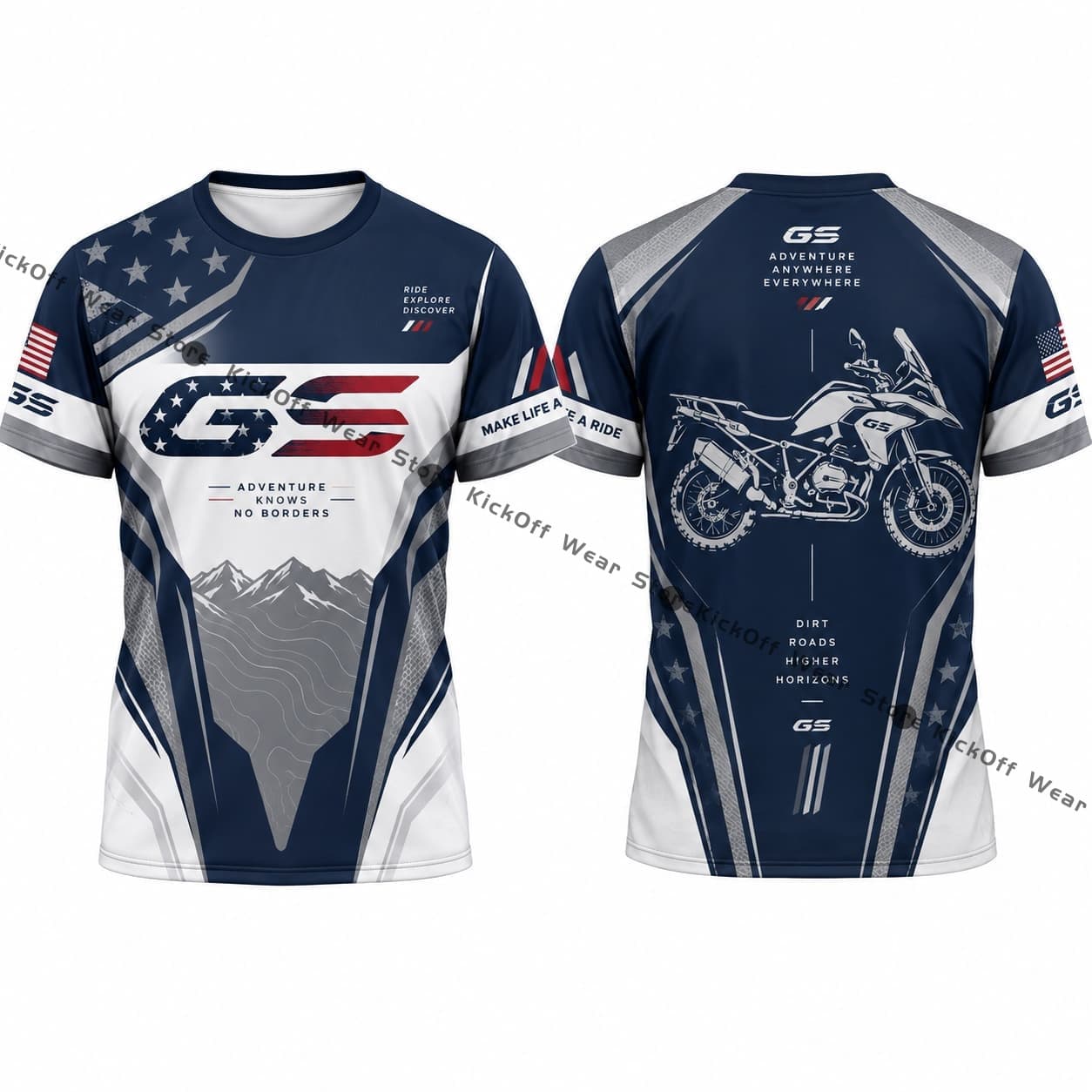 Maglietta da uomo GS Motorcycl - Outdoor Adventure Usa recensione e prezzo