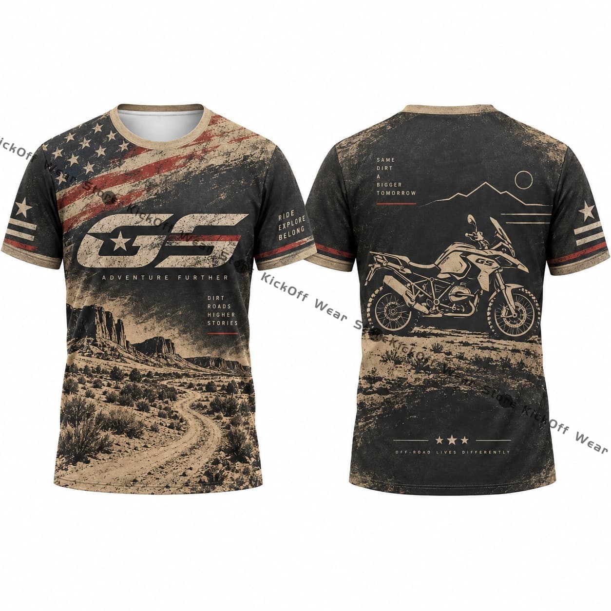 Maglietta da uomo GS Motorcycl - Outdoor Adventure Usa recensione e prezzo